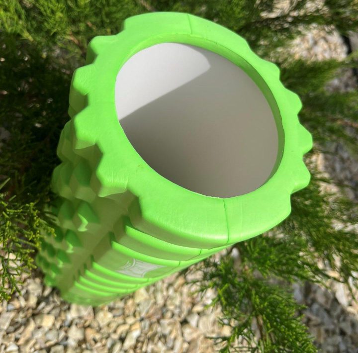 Масажний ролик (роллер) PowerPlay 4342 Massage Roller Зелений (30x10см.) - Зображення 5