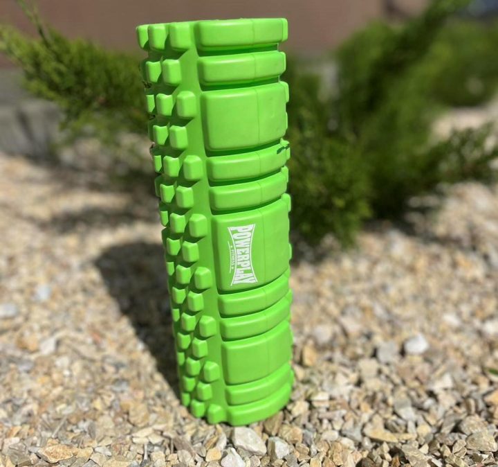 Масажний ролик (роллер) PowerPlay 4342 Massage Roller Зелений (30x10см.) - Зображення 6