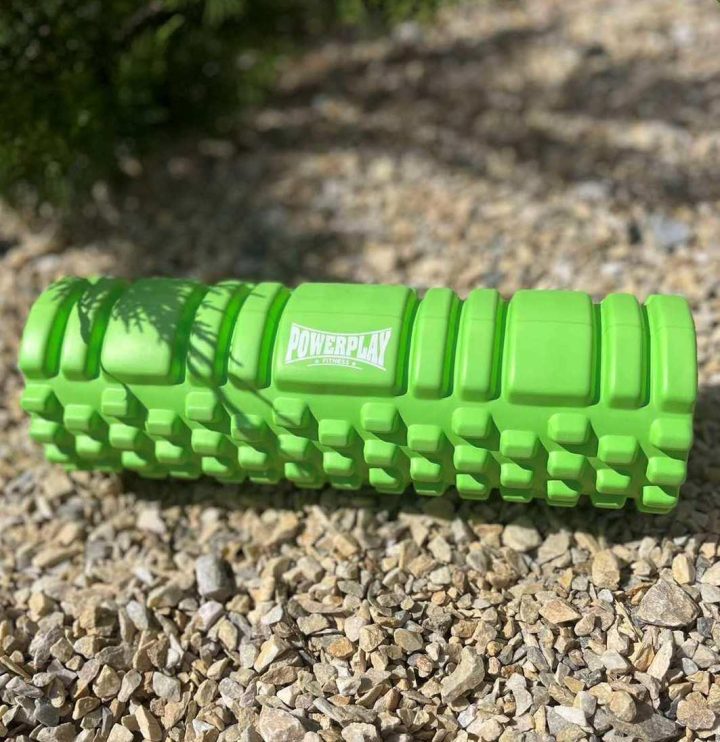 Масажний ролик (роллер) PowerPlay 4342 Massage Roller Зелений (30x10см.) - Зображення 4