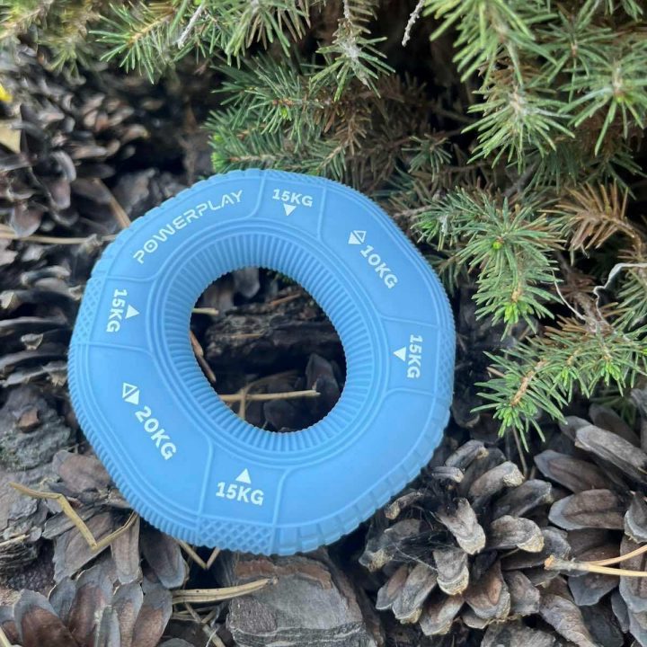 Еспандер кистьовий силіконовий PowerPlay PP-4331 Hand Grip Light 10-15-20 кг. Блакитний - Зображення 7