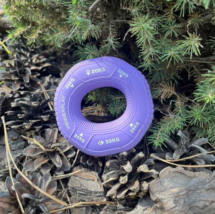 Еспандер кистьовий силіконовий PowerPlay PP-4331 Hand Grip Medium 20-25-30 кг. Фіолетовий - Зображення 7