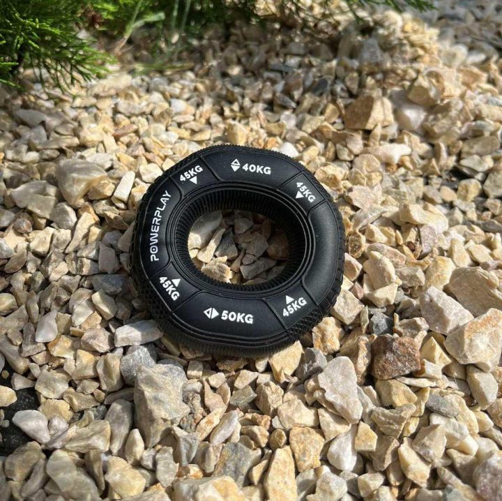 Еспандер кистьовий силіконовий PowerPlay PP-4331 Hand Grip Hard 40-45-50 кг. Чорний - Зображення 7