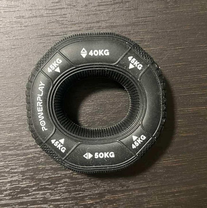 Еспандер кистьовий силіконовий PowerPlay PP-4331 Hand Grip Hard 40-45-50 кг. Чорний - Зображення 3