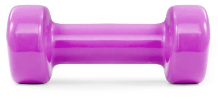 Гантель вінілова PowerPlay 4125 Achilles 0.5 кг. Рожева (1шт.) - Зображення 2