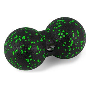 Масажний набір PowerPlay PP_4015 EPP Foam Roller Set 4in1 (2-ва роли + 2-ва м'ячі) Чорно-зелений - Зображення 5