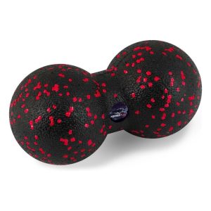 Масажний набір PowerPlay PP_4015 EPP Foam Roller Set 4in1 (2-ва роли + 2-ва м'ячі) Чорно-червоний - Зображення 6