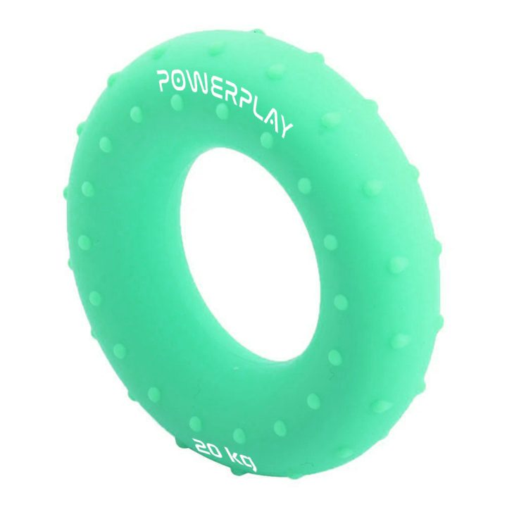 Еспандер кистьовий силіконовий PowerPlay PP-4338 Hand Grip Medium 20 кг. Зелений - Зображення 2