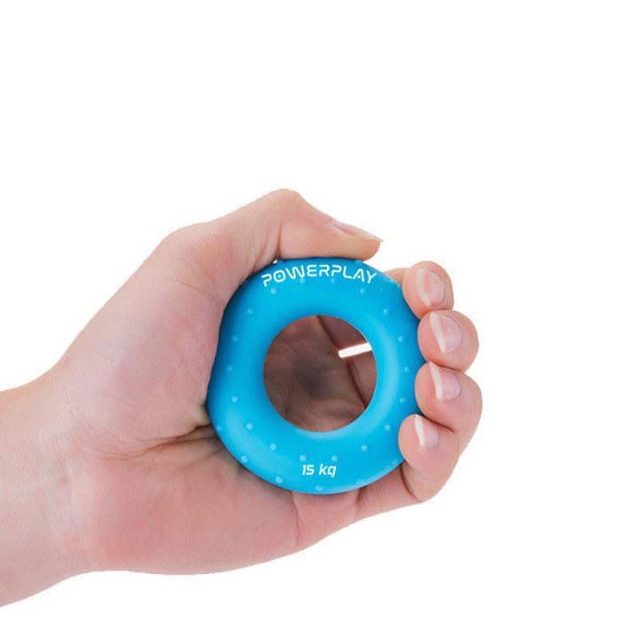 Еспандер кистьовий силіконовий PowerPlay PP-4338 Hand Grip Light 15 кг. Блакитний - Зображення 3