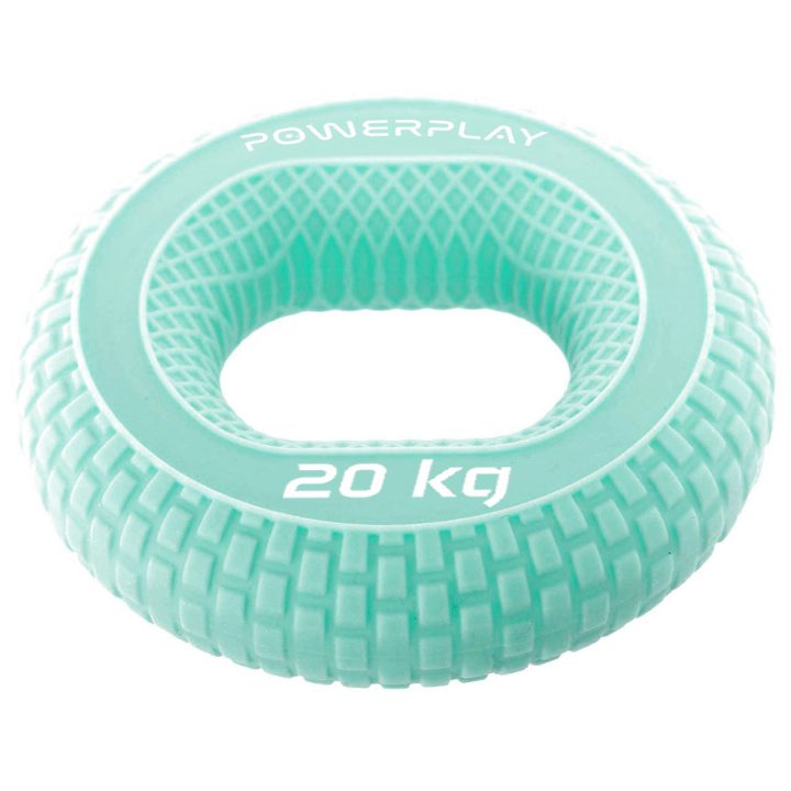 Еспандер кистьовий силіконовий PowerPlay PP-4333 Hand Grip Medium 20 кг. Зелений - Зображення 2