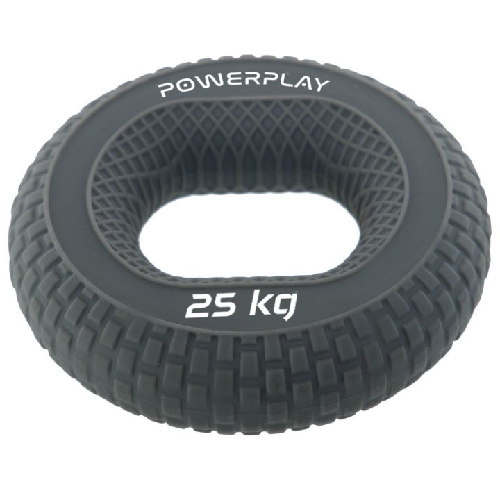 Еспандер кистьовий силіконовий PowerPlay PP-4333 Hand Grip Large 25 кг. Сірий - Зображення 2
