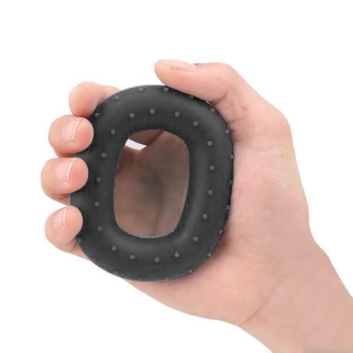 Еспандер кистьовий силіконовий PowerPlay PP-4337 Hand Grip Hard 30 кг. Чорний - Зображення 2