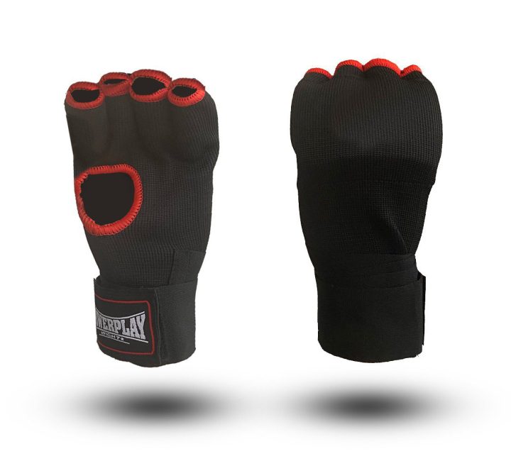 Бинти-рукавиці PowerPlay 3096 з гелевими подушечками Чорні M - Зображення 6