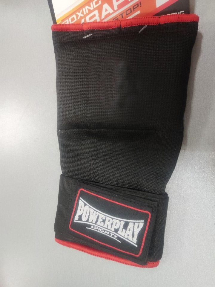 Бинти-рукавиці PowerPlay 3096 з гелевими подушечками Чорні M - Зображення 8