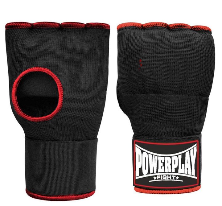 Бинти-рукавиці PowerPlay 3096 з гелевими подушечками Чорні M - Зображення 2