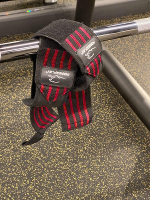 Кистьові бинти PowerPlay 3081 Gym WristT Wraps Чорно-Червоні - Зображення 8