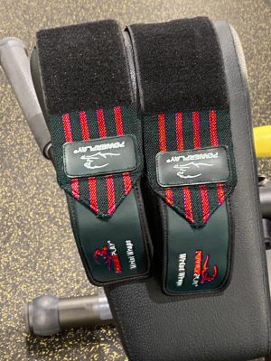 Кистьові бинти PowerPlay 3081 Gym WristT Wraps Чорно-Червоні - Зображення 7