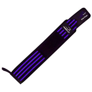 Кистьові бинти PowerPlay 3081 Gym WristT Wraps Чорно-Сині - Зображення 3