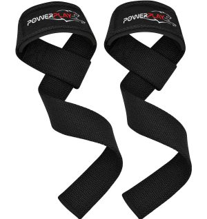 Лямки для тяги PowerPlay 7065 Classic Lifting Gym Straps Чорні - Зображення 1