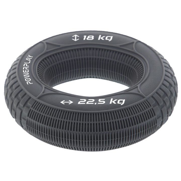 Еспандер кистьовий силіконовий PowerPlay PP-4330 Hand Grip Loops Medium 18-22,5 кг. Сірий - Зображення 2