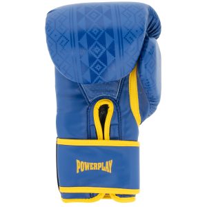 Боксерські рукавиці PowerPlay 3021 Ukraine Синьо-Жовті 12 унцій - Зображення 3