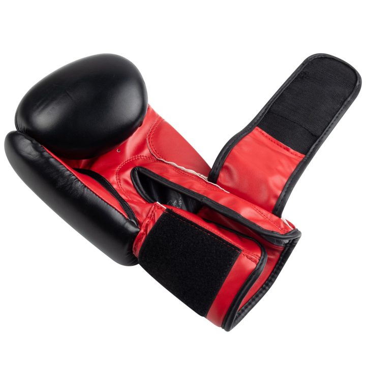 Боксерські рукавиці PowerPlay 3004 Classic Чорно-Червоні 16 унцій - Зображення 6