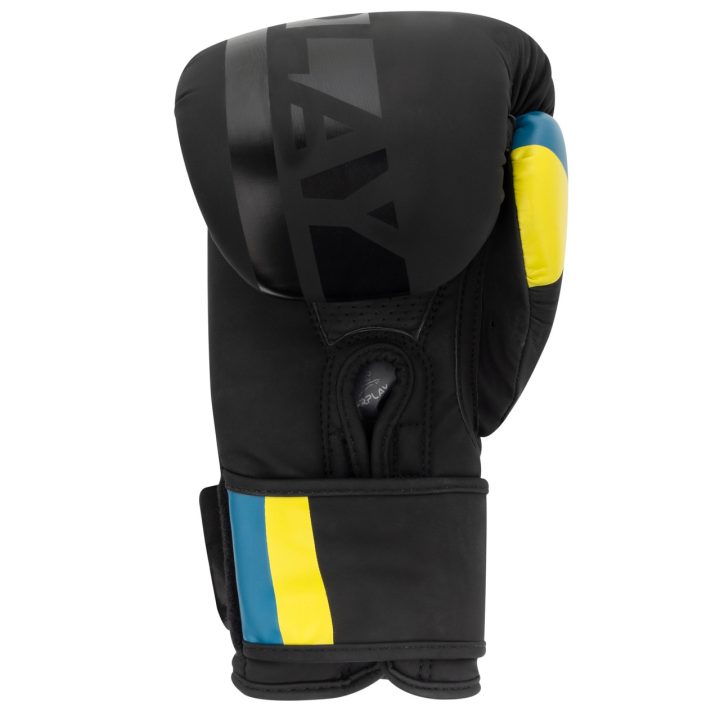 Боксерські рукавиці PowerPlay 3021 Ukraine Чорні 16 унцій - Зображення 3
