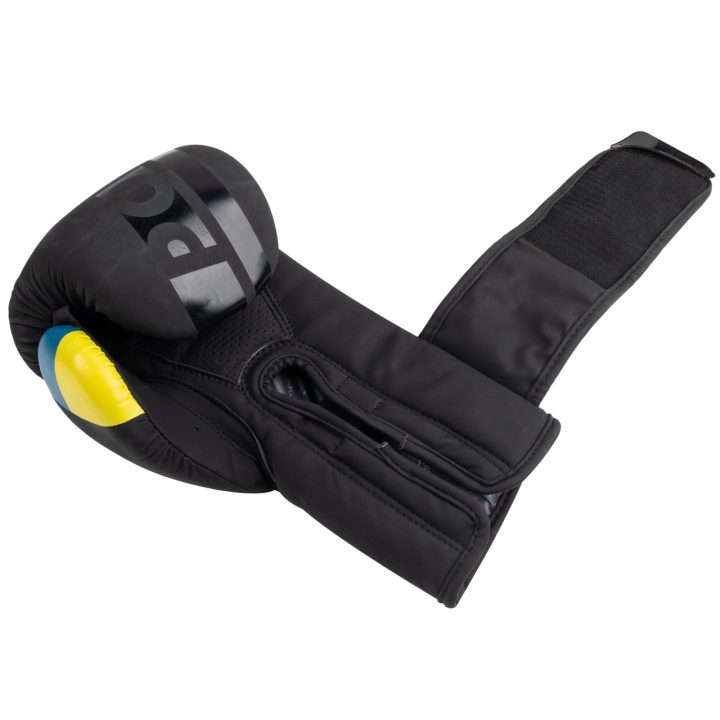 Боксерські рукавиці PowerPlay 3021 Ukraine Чорні 12 унцій - Зображення 6