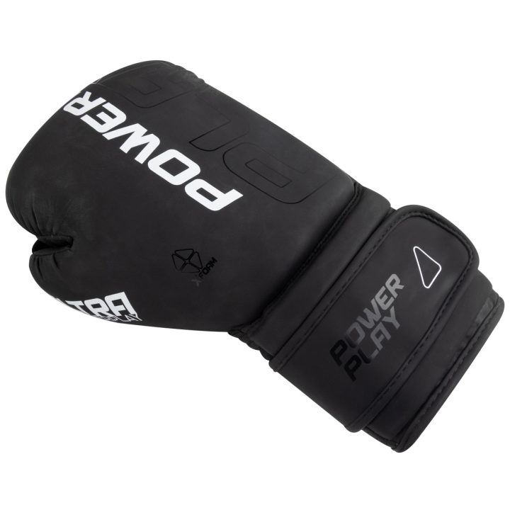 Боксерські рукавиці PowerPlay 3024 Ultra Mat Чорно-Білі 14 унцій - Зображення 4