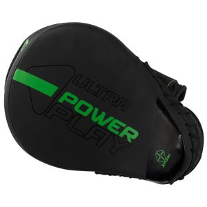 Лапи боксерські PowerPlay 3044 Pro Carbon Ultra Series Чорно-Зеленіі PU [пара] - Зображення 3