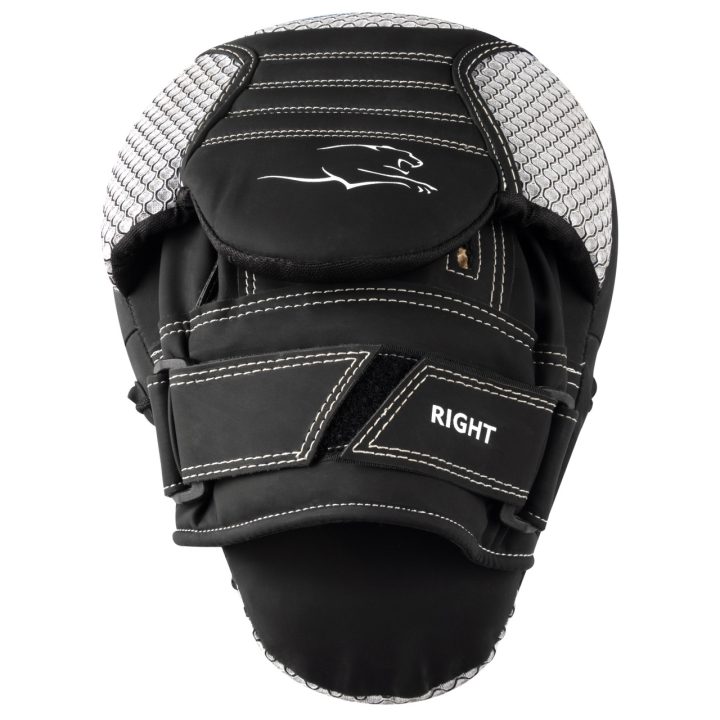 Лапи боксерські PowerPlay 3044 Pro Carbon Ultra Series Чорно-Білі PU [пара] - Зображення 3