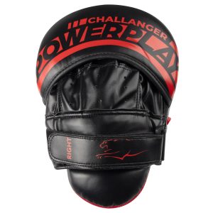 Лапи боксерські PowerPlay 3041 Чорно-Червоні PU [пара] - Зображення 3