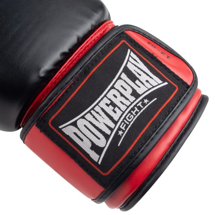 Боксерські рукавиці PowerPlay 3004 Classic Чорно-Червоні 16 унцій - Зображення 7