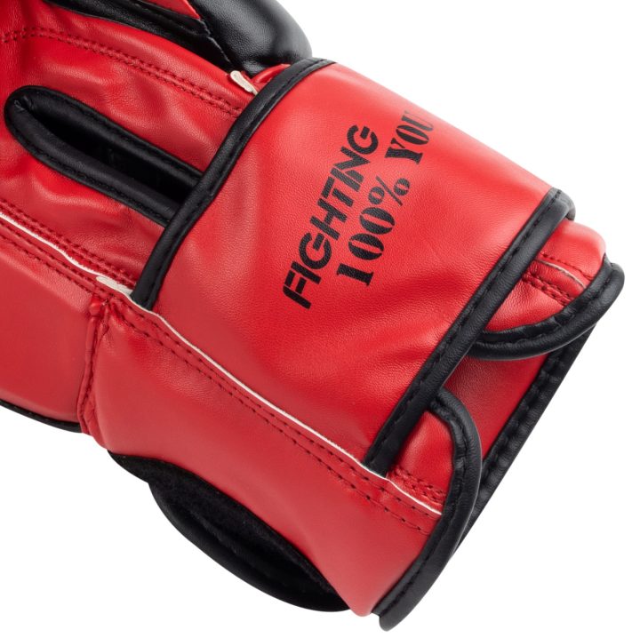 Боксерські рукавиці PowerPlay 3004 Classic Чорно-Червоні 16 унцій - Зображення 8