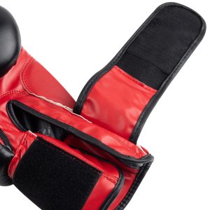 Боксерські рукавиці PowerPlay 3004 Classic Чорно-Червоні 10 унцій - Зображення 10