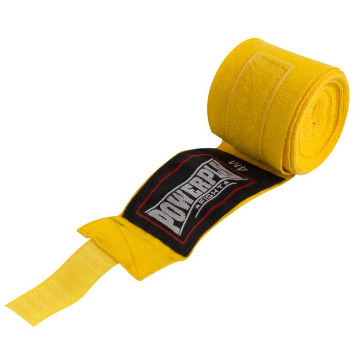 Бинти для боксу PowerPlay 3046 Жовті NYLON (3м) - Зображення 2