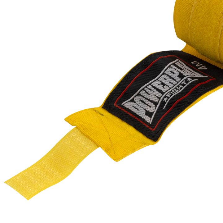 Бинти для боксу PowerPlay 3046 Жовті NYLON (3м) - Зображення 7