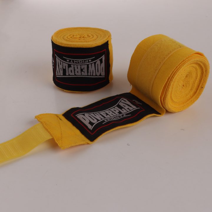 Бинти для боксу PowerPlay 3046 Жовті NYLON (3м) - Зображення 8