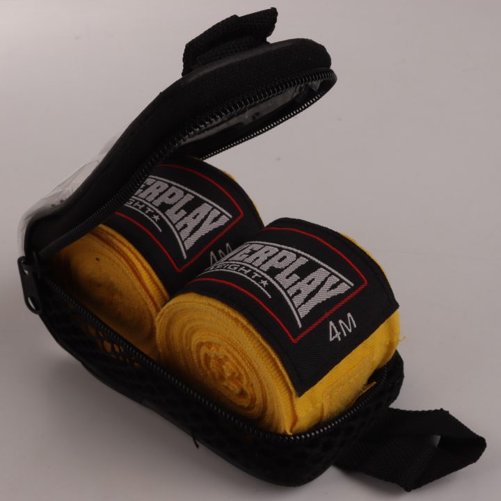 Бинти для боксу PowerPlay 3046 Жовті NYLON (3м) - Зображення 9