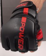 Рукавиці для MMA PowerPlay 3093 Чорні XL - Зображення 9