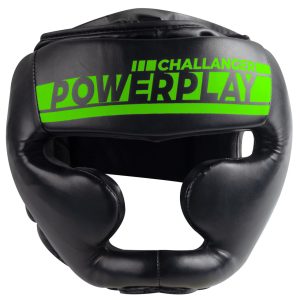 Боксерський шолом тренувальний PowerPlay 3048 Чорно-Зелений S - Зображення 4