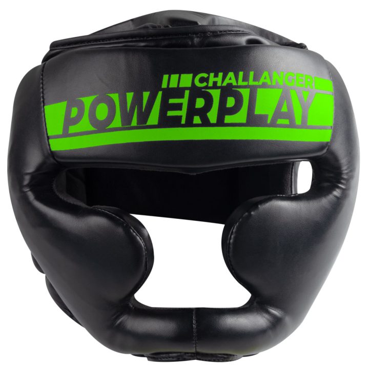 Боксерський шолом тренувальний PowerPlay 3048 Чорно-Зелений L - Зображення 4