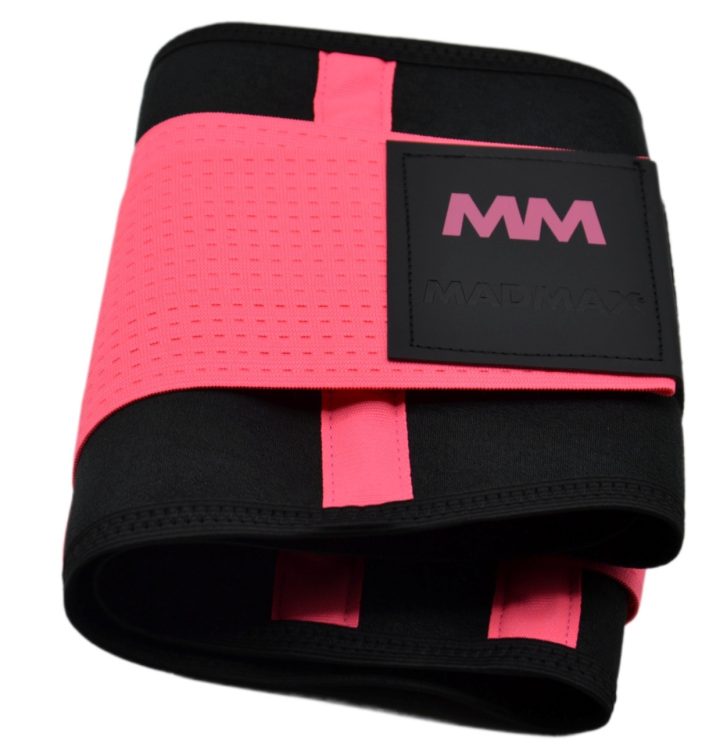 Пояс компресійний MadMax MFA-277 Slimming belt Black/neon pink L - Зображення 6