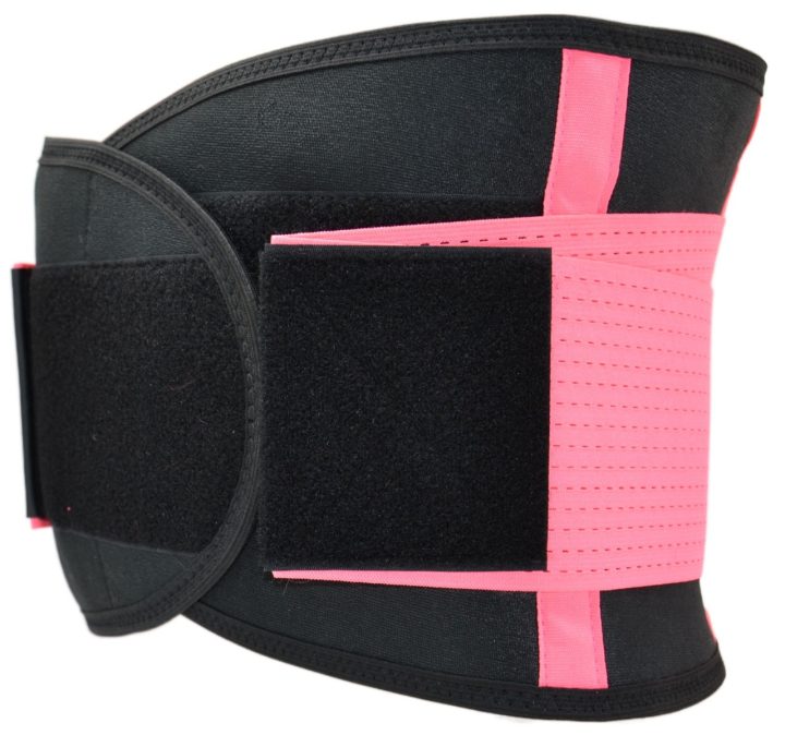 Пояс компресійний MadMax MFA-277 Slimming belt Black/neon pink L - Зображення 3
