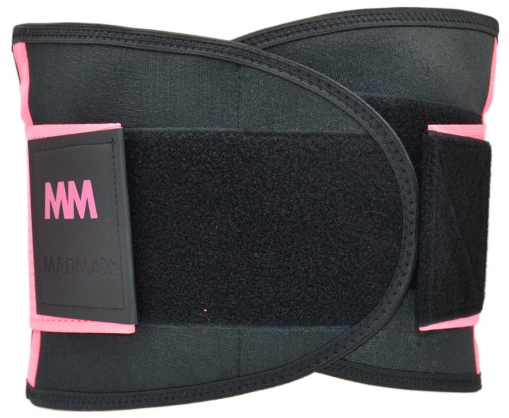 Пояс компресійний MadMax MFA-277 Slimming belt Black/neon pink L - Зображення 9