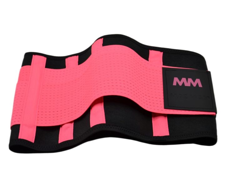 Пояс компресійний MadMax MFA-277 Slimming belt Black/neon pink L - Зображення 4