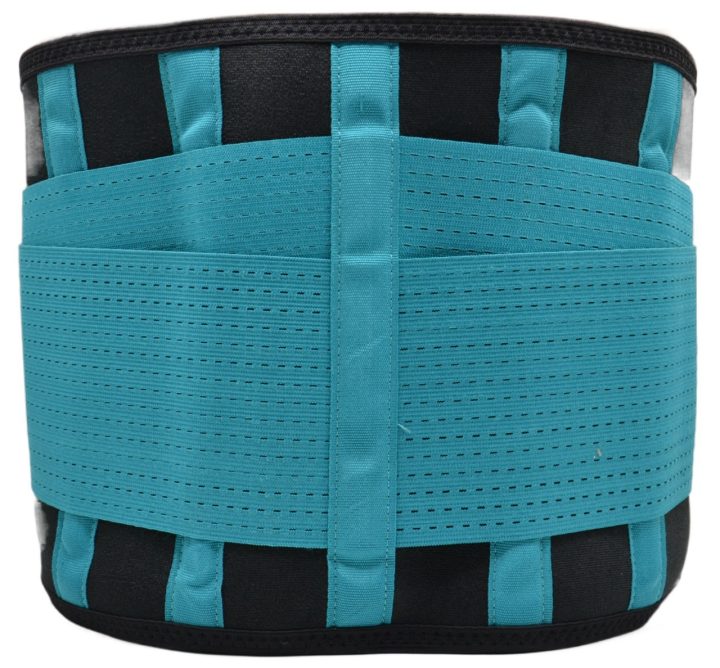 Пояс компресійний MadMax MFA-277 Slimming belt Black/turquoise L - Зображення 6
