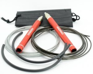 Скакалка швидкісна на підшипниках алюмінієва MadMax MFA-286 Speed jump rope Red - Зображення 2