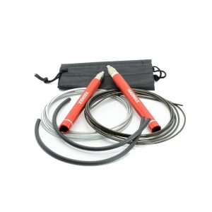 Скакалка швидкісна на підшипниках алюмінієва MadMax MFA-286 Speed jump rope Red - Зображення 5
