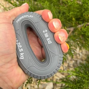 Еспандер кистьовий силіконовий PowerPlay PP-4330 Hand Grip Loops Medium 18-22,5 кг. Сірий - Зображення 4