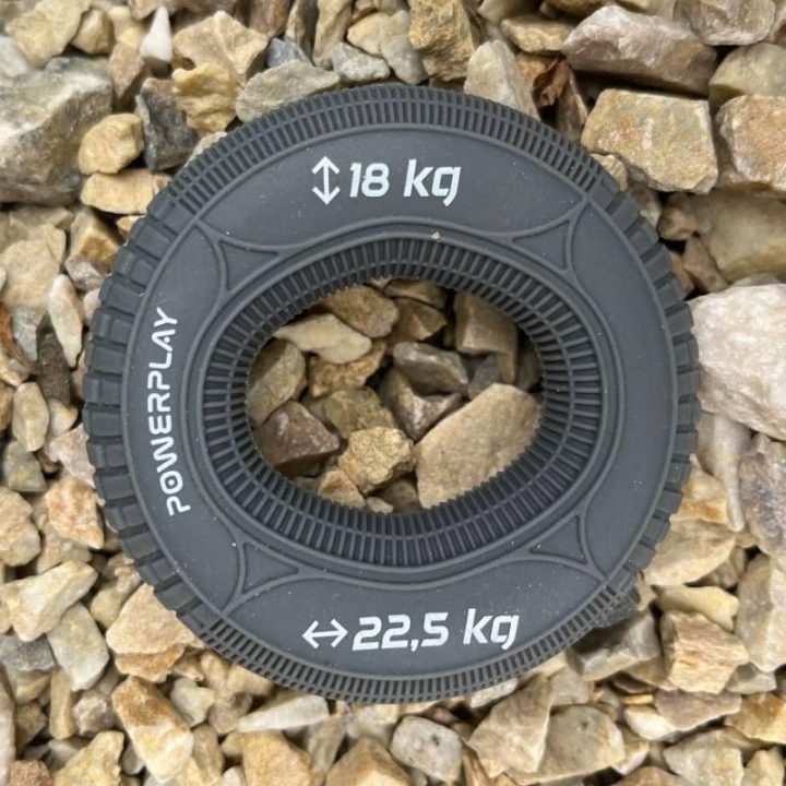 Еспандер кистьовий силіконовий PowerPlay PP-4330 Hand Grip Loops Medium 18-22,5 кг. Сірий - Зображення 3